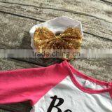 Baby Girls Fall Clothes Baby Girls Boutique Clothing Girls Top With Akirts Sets With Mathicn Necklace and Headband thumbnail-3