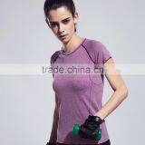 Women's Outdoor Running Combined Sports/yoga Wear t Shirt Plain Fitness Tops thumbnail-2