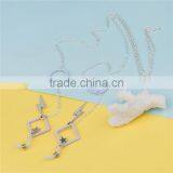 Eyeglasses Chain Holder Antique Silver Purple Round Lightning thumbnail-3