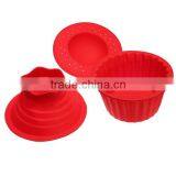 2016 New 3 Pake Silicone Big Top Cupcake Bake Set Baking Mold Mould thumbnail-4