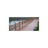 Recycled Water-proof Decorative WPC Outdoor Fence for Boardwalk