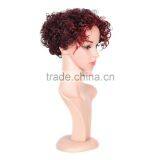 Large Stocks! Short Hair Wig, Synthetic Hair Wigs, Short Dark Brown Cosplay Hair Wig thumbnail-2