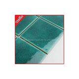 100x100mm Sapphire Blue Swimming Pool Mosaic Tile,Swimming Pool Tile​​, Crackle Ceramic Mosaic, Swimming Pool Tile,Ceramic Mosaic Tile,Glazed Wall Tile TL10353 thumbnail-1