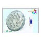 2200 lm RGB Round LED Swimming Pool Lights 54W Cree With Stainless Steel LED