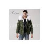 Pure Snow-white Faux Fur Male Mr Furs Short Style Coat thumbnail-3