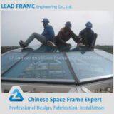 High Quality Cheap Corrugated Color Light Steel Frame Glass Roof Dome