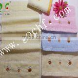 Soft 100% Cotton Cut Pile Embroidered Face Towel thumbnail-3