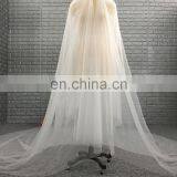 China Manufacture Wholesale Cheap Two Layers Soft Tulle Fabric Long Bridal Wedding Veil thumbnail-1