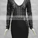 Women Long Sleevess Sexy Bodycon Dresses thumbnail-1