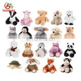 Wholesale cozy microwaveable animals plush stuffed soft heatable toy