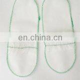 Disposable Polypropylene Slippers wth Elastic Lace Part Top