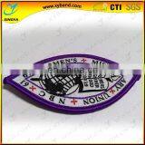 Locking Eagles Woven Oval Shape Badge