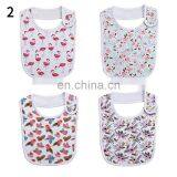 Button Closer 100% Organic Cotton 4 Pack Feeder Bibs thumbnail-1