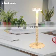 American Style USB Rechargeable Led Desk Lamp Touch Dimming Retro Office Table Lamp thumbnail-2