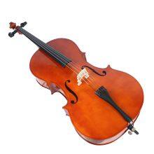 Wholesale Quality Professional Nice Flame Solid Cello 4/4 3/4 1/2 1/8 1/10 The Bow is Generally Made of Brazil Wood or Sappanwood, it is Better to Use Sappanwood! thumbnail-4