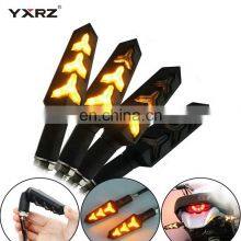 Universal Turn Lamp 8mm 10mm Bolt Flow Stype Sequential LED Motorcycle Signal Light thumbnail-2