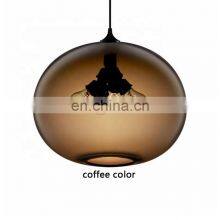Tonghua Modern Stained Glass Pendant Light 4 Heads Big Color Shell Indoor Decorative LED Filament Bulb Hanging Lamp thumbnail-4
