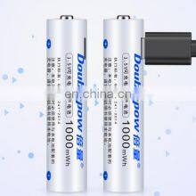 New Function 1.5V Aaa Size li Ion Rechargeable Aaa Usb Battery for Toys thumbnail-5