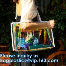 Holographic Makeup Bag Iridescent Cosmetic Bag Hologram Clutch Large Toiletries Pouch Holographic Makeup Pouch Bag
