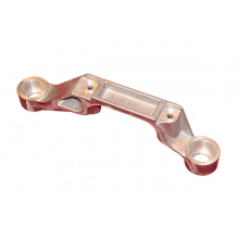 Aluminum alloy bracket for fixed parts of automobile and motorcycle