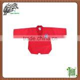 High Quality Ribbed Material V Neck Red Taekwondo Uniform thumbnail-1