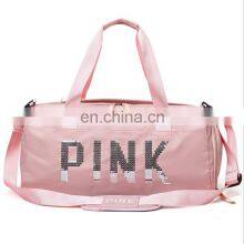 Private Label Personalized Drawstring Water Resistant Water Proof Gym Bag for Women With Shoe and Wet Clothes Compartments thumbnail-5
