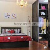 Latest Designs of Wooden Bed Hotel/home Bedroom Furniture Set thumbnail-3