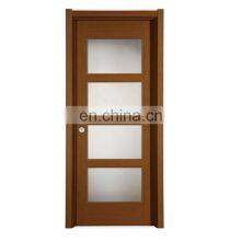 Glass Bedroom Bathroom Water Resistant Solid Oak Wood Door Interior Room Accordion Wooden Glass Doors Price thumbnail-2