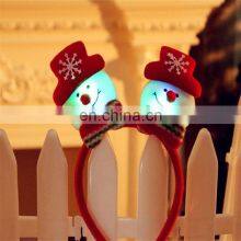 LED Flashing Headband Light Up Hair Band For Christmas Snowman Bear Santa Claus Elk Headbands Christmas Gift thumbnail-3
