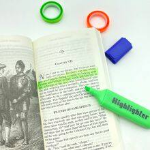 Factory Wholesale High Quality Erasable Eco Friendly Single Head Colored Highlighter Marker Pen for Study and Office thumbnail-5
