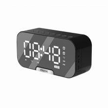 All New Clock Wireless Speaker High Definition Mirror Portable Waterproof Smart Mini Speaker thumbnail-1