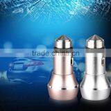 Safety Hammer Car Charger With Metal Aluminum With Broken Window Hammer thumbnail-3