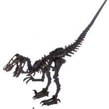Wholesale 3D Velociraptor Skeleton Paper Model 3d Puzzle Model DIY Play Set Dinosaur Paper Arts and Craft thumbnail-1
