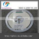 (hot Sale)0603 1,10W 5% 1M thumbnail-1