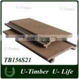 Waterproof WPC Composite Wood Wall Panel for Exterior Wall Decoration