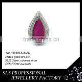 2015 New Style Africa 925 Silver Jewelry Sets Big Wedding Custom Jewelry Set thumbnail-5