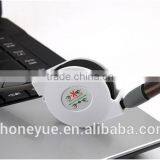 2 in 1 Data Sync and Charging Cable One Way Flat Retractable Usb Cable thumbnail-3