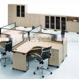 Classic 4 Person Cubicle Call Center Design Wooden Office Open Workstation(SZ-WS912) thumbnail-3