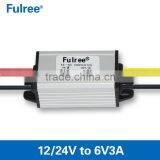 Water Proof Dc-dc Step Down Converter 12v24v9-40v to 6v3a18w, Car Power Supply Buck Module, 12v to 6v dc dc Transformer thumbnail-1