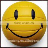 New Design Smile Pvc Machine Stitched Promotion Volleyball thumbnail-1