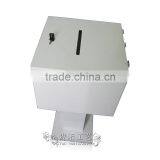 New Design High Quality White Box Customized Size Red Gross Acrylic Donation Boxes thumbnail-2