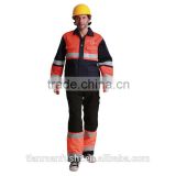 2015 Reflective Firemen Workwears Quality Customed Hard Wearing Safety Workwear Suits