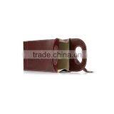 Custom Logo Printed Portable Corrugated Leather Wine Bottle Bag thumbnail-2