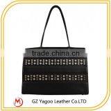 Thailand Leather Wholesale Handbag Rivet Custom Women Tote Bag thumbnail-2