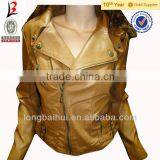 Women Leather pu Jacket Stock Garments11