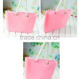 High Quality Clear Wholesale Waterproof Ladies Rolling Tote Bag Shopping Bag thumbnail-3