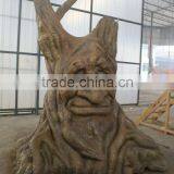 Amusement Park Alive Like Animatronic Talking Tree