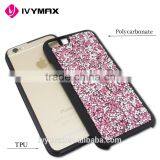 Wholesale Luxury New Elegant Crystal Diamond Studded pc Cell Phone Case for Apple Iphone 6s Compatible Brand thumbnail-6