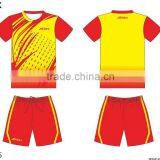 Leader Fashion Design Short Sleeve Custom Sublimated Badminton Jersey thumbnail-1