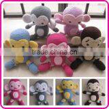 Cute Handmade Crochet Monkey Toys for Baby Kids and Children thumbnail-1